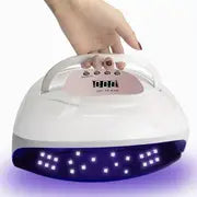 UV LED Nail Lamp 220W, Professional Nail Dryer Gel Polish Light, UV Nail Light With 4 Timer Setting, Nail Polish Curing Gel LED Dryer, Professional Nail Art Tools For Nail Polish, 2 Hands Available