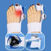 Adjustable Toe Corrector for Hallux Valgus, Overlapping Curved Correction for Men and Women - Comfortable Night/Home Use, Long-Term Results