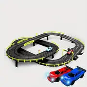 Electric Car Racing Children's Toy Racing Track Set Includes 2 Hand Controllers And 2 Cars Suitable For Children Over 6 Years Of Age And Adults Christmas ,Halloween ,Thanksgiving gifts