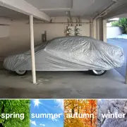 M Car Cover, Waterproof Snowproof And UV Proof Universal Car Shield For Outdoor Indoor Breathable Auto Cover For Full Car