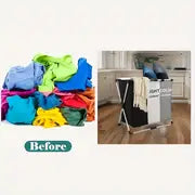 Office Drawer Storage Clothes Storage, Laundry Sorter, Dirty Clothes Storage Basket, Collapsible Large Laundry Hamper, Waterproof Home Laundry Basket, Clothes Storage Bag