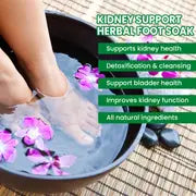 PureCleanse Kidney Support Herbal Foot Soak, Lymphatic Drainage Ginger Foot Soak, Ginger Foot Bath Bag, Moisture-removing, Sleep Better