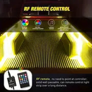 2Pcs 60'' RGB Truck Bed Lights Strip Kit, IP65 Waterproof 12V RGB Light Strips Wireless Remote Control Color Changing Truck LED Lights For Truck