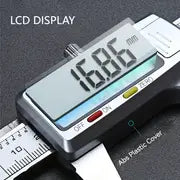 1pc 6 Inch Digital Caliper LCD Digital Display Stainless Steel Metal Caliper 150mm Metal Electronic Vernier Caliper Micrometer Gauge Measuring Tool