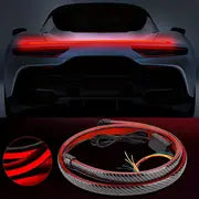 Upgrade Your Car with a Universal Carbon Fiber LED Spoiler Light - 12V Brake/Turn Signal Tail Lights