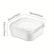 10pcs Transparent Food Preservation Box, Refrigerator Vegetable Meat Storage Sorting Box, Food Storage Containers, Home Kitchen Utensi