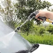 1PC Multifunctional High Pressure Car Wash Water Gun Long Rod Garden Household Watering Water Gun Garden Hose Nozzle Car Cleaning Tool