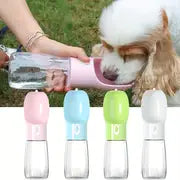 Portable Dog Water Bottle - Leakproof Pet Drinking Bottle with Bowl for Travel and Outdoor Activities