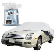 M Car Cover, Waterproof Snowproof And UV Proof Universal Car Shield For Outdoor Indoor Breathable Auto Cover For Full Car