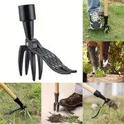 1pc Hand Weeder With Foot Pedal+Stainless Steel Handle, Stand Weeder, Yard Weeding Tool, Ultimate Stand Up Weed Puller Tool, No Bending, Pulling, Or Kneeling