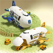Airplane Toys Construction Toys Car Carrier Vehicle Toy Set Truck Alloy Car Toys Transport Cargo Airplane Birthday & Christmas Gift