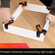 4pcs Woodworking Right Angle Clamps - Perfect For Picture Frames, Fish Containers & More!
