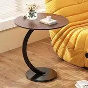 1pc Movable Small Table, Coffee Table Sofa Edge Table Creative Modern Simple Small Table, Household Balcony Bedside Small Table, Home Organization And Storage Supplies For Kitchen Bathroom Bedroom Living Room Dorm Office