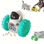 1pc Interactive Pet Toy for Dogs - Tumbler Puzzle for Fun Training and Teeth Cleaning, Leak-Proof Design