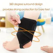 1pc Hot Compress Heating Belt, Therapy Foot Bare Ankles Protector, Relieve Arthritis Leg Pain, Rehabilitate Joints, For Sports Fitness Health Home Life