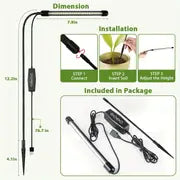 LED Grow Light USB Phyto Lamp Full Spectrum 6000K Horticultural Phytolamp With Control Indoor Cultivation Plant Flowering