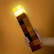 Brown Stone Torch Light Toy 4 Colors For Wall Mount Or Handheld USB Rechargeable Bedroom Living Room Decor Great For Gamer Costume Cosplay Home School Decor Gifts And Collectibles Cartoon Novelty