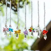 7pcs Rainbow Guardian Angel Crystal Suncatcher For Home/Car Decoration & Porch Decor & Hangings Crystal Glass Ornament