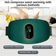 1pc Heating Massage Belt, Keep Fit Massage Belt For Men Women, Adjustable Vibration Massage, Belly Fat Burner, Promote Digestion, Portable Abdominal Massager