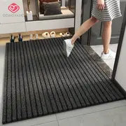 1pc Striped Dirt Resistant Floor Mat, Waterproof Non Slip Floor Mat,Outdoor Entrance Doormat,Entryway Mat, Front Porch Doormat, Durable And Dust Removal Mat, Entryway Wear-Resistant Foot Mat Freely Cut Carpet, Easy To Clean And Durable Rug