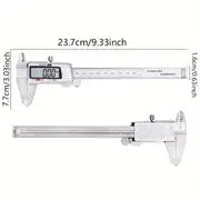 1pc 6 Inch Digital Caliper LCD Digital Display Stainless Steel Metal Caliper 150mm Metal Electronic Vernier Caliper Micrometer Gauge Measuring Tool