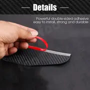 2Pcs/Set Carbon Fiber Texture Car Rearview Mirror Rain Eyebrow - Fits All Car Models!