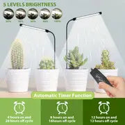 LED Grow Light USB Phyto Lamp Full Spectrum 6000K Horticultural Phytolamp With Control Indoor Cultivation Plant Flowering