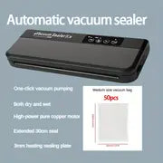 Automatic Vacuum Sealing Machine, Compression Sealing Machine With 10/50/100pcs Bags