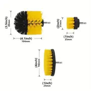 3-in-1 Electric Cleaning Brush Set - Perfect For Carpet, Sofa, Tile, Car Wash & More!