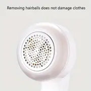 Portable Rechargeable Lint Remover With Cleaning Brush - Effective Fabric Shaver For Clothes, Furniture, And Carpets - Removes Lint Balls, Bobbles, And Fuzz - Includes USB Cable