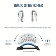 1pc Multi-Level Back Cracker, Back Stretcher, Upper & Lower Back Device