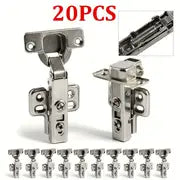 20pcs Soft Close 35mm Kitchen Cupboard, Cabinet Standard Door Hinges, Wardrobe Cabinet Fitted Pages