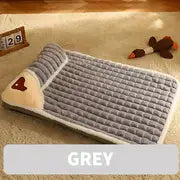 Cozy Pet Beds For Small, Medium & Large Dogs - Soft Plush With Neck Pillow & Non-Slip Bottom For Winter Sleeping