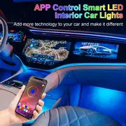 Upgrade Your Car's Interior with RGB App-Controlled Atmosphere Lights!