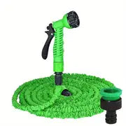 1pc Expandable Garden Hose Flexiable Water Hose With 7 Function Nozzle Lightweight Retractable Garden Hose For Outdoor,50ft-200ft