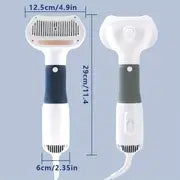 Quiet Pet Grooming Dryer with Comb Brush for Grooming Dogs, Cats, and Kittens - Fast Drying and Gentle on Fur