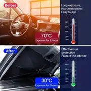 Protect Your Car From The Sun With This Universal Windshield Sun Visor!