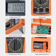 19-Piece Soldering Iron Set With Digital Display And Temperature Adjustment - Precision Circuit Repair Tools