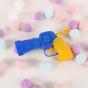 Interactive Cat Toy - Plush Ball Shooting Gun with 100 Mini Foam Balls for Indoor Play and Pet Hairball Launching