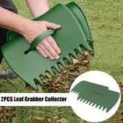 2pcs Large Garden And Yard Leaf Scoops, Plastic Scoop Grass, Hand Leaf Rakes And Leaf Collector For Garden Rubbish Great Tool Garden Tools