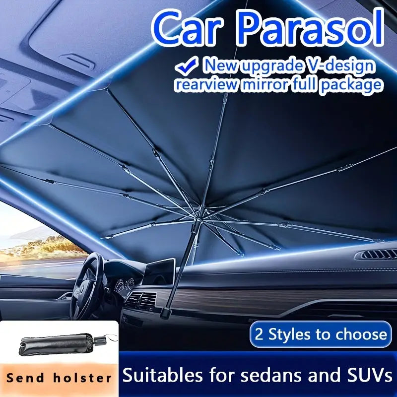 Protect Your Car From The Sun With This Universal Windshield Sun Visor!