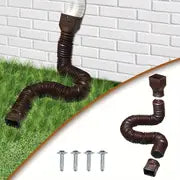 1pc Downspout Extender, Telescopic Rain Gutter Drain, Rain Gutter Downspout Extension, Flexible Stormwater Drainage Tool