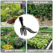 1pc Hand Weeder With Foot Pedal+Stainless Steel Handle, Stand Weeder, Yard Weeding Tool, Ultimate Stand Up Weed Puller Tool, No Bending, Pulling, Or Kneeling