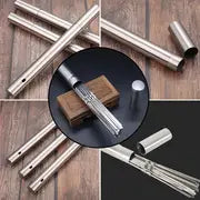 Upgrade Your BBQ Game with 10/20pcs Stainless Steel Barbecue Skewer Storage Tube!