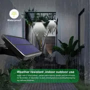 1pc Solar Lights Outdoor Indoor, Remote Control Solar Pendant Lights, Solar Shed Lights With 3 Color Temperatures, IP67 Waterproof Auto On/Off Solar Pendant Light, For Barn Storage Room Patio Yard Garden