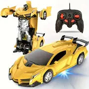 Remote Control Car Transforms Into a Robot - 360° Rotating Drifting, Perfect Christmas/Birthday Gift for Boys & Girls!