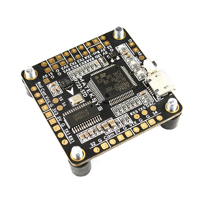 Matek Systems F722-STD Flight Controller w/ F7, 32K Gyro, BFOSD, Barometer