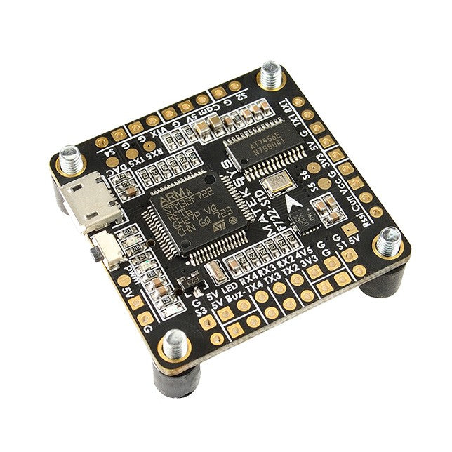 Matek Systems F722-STD Flight Controller w/ F7, 32K Gyro, BFOSD, Barometer