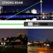 High Power Green Laser Pointer With USB Charging And Built-in Battery - Perfect For Outdoor Night Walking, Pet Teasing, And Teaching