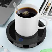 1pc Automatic Sensor Coffee Cup Warmer For Desk - Keep Your Coffee, Tea, Milk And Water Warm - Auto Shut Off/On - Cup Warmer For Home And Office - Without Cup